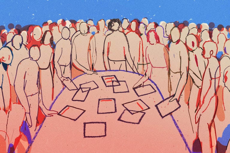 Illustration by Ibrahim Rayintakath for Noema Magazine.