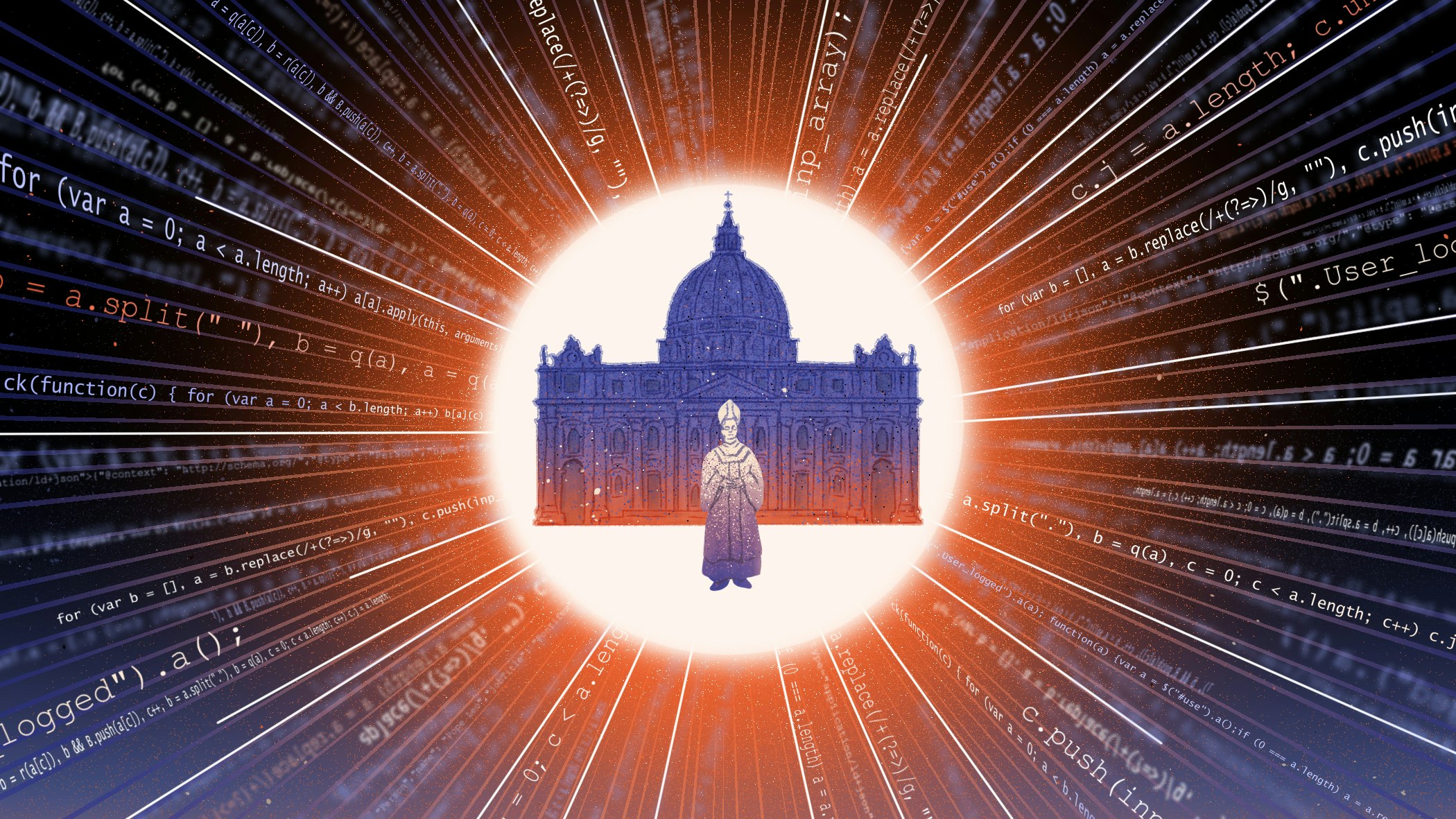 Illustration by Christina S. Zhu for Noema Magazine.